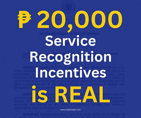 Service Recognition Incentive 2023 for Government .